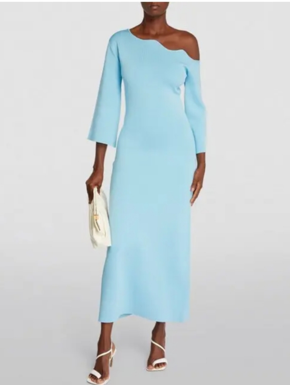 BY MALENE BIRGER scalloped velame maxi dress Blue